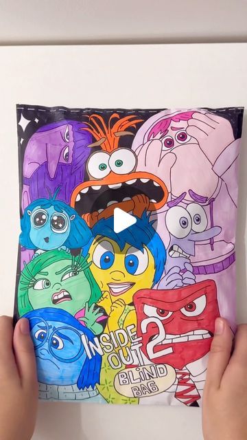 Inside Out 2 Blind Bag, Inside Out 2 Drawing, Paper Blinds, Inside Out 2, Blind Bag, Blind Bags, July 15, Face Drawing, Diy Paper