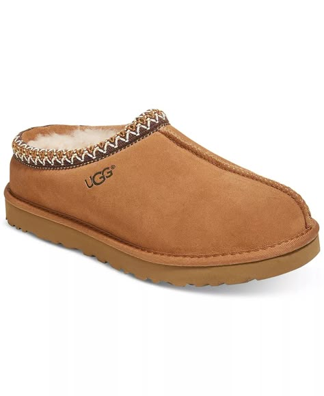 UGG® Men's Tasman Clog Slippers - Macy's Ugg Men Slippers, Uggs Men, Ugg Slippers Outfit, Tasman Uggs, Slippers Outfit, Mens Ugg Slippers, Slippers Online, Ugg Tasman, Comfortable Slippers