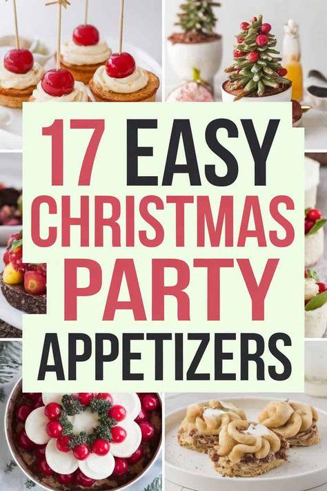 Deliciously Easy: 17 Christmas Appetizer Recipe Ideas Christmas Party Finger Foods, Easy Christmas Appetizers, Make Ahead Christmas Appetizers, Easy Christmas Party, Party Food Recipes, Christmas Appetizers Easy, Christmas Appetizer, Sweet Potatoe Bites, Skewer Appetizers