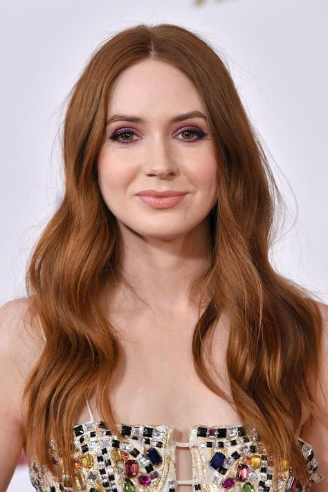 Karen Gillan Hair, Karen Gilan, Karen Gillen, Amelia Pond, Karen Gillian, Marvel Ladies, Hair Color Guide, Female Celebrity Crush, Rose Leslie