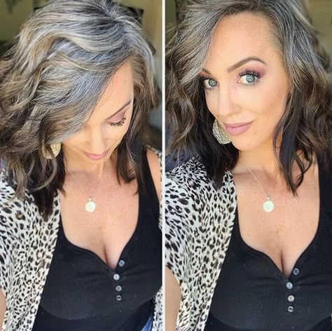 Caring What Others Think, Start Loving Yourself, Grey Hair Don't Care, Live A Happy Life, Highlighted Hair, Hair Transition, Going Grey, Gorgeous Gray Hair, Grey Hair Inspiration