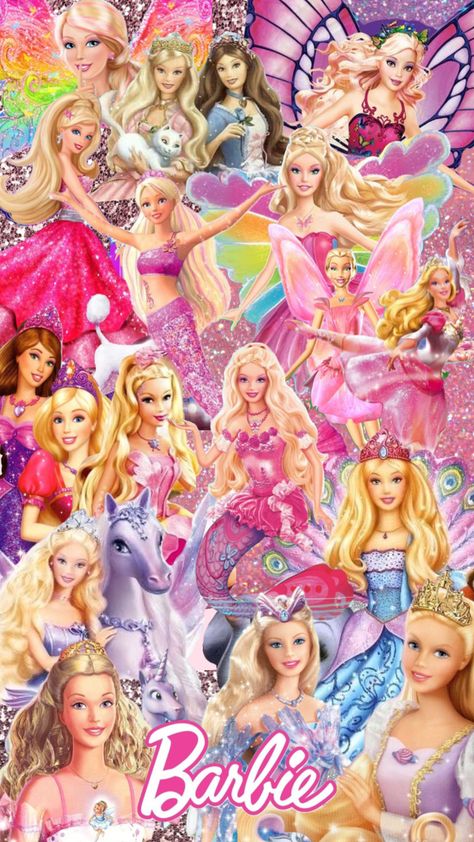 #barbieprincess #wallpaper #pink #barbie Barbie 12 Dancing Princesses, Barbie Wallpaper, Royal Wallpaper, Barbie Fashion Sketches, 2000s Cartoons, Best Wallpaper Hd, Barbie Cartoon, Barbie Images, Princess Wallpaper