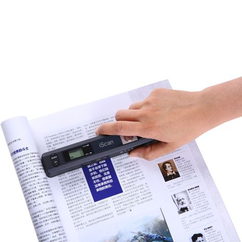 portable book scanner - Google Search Photo Scanner, Scanning Photos, Portable Scanner, A4 Document, Pop Up Advertising, Sd Card, Pen, Electronic Products