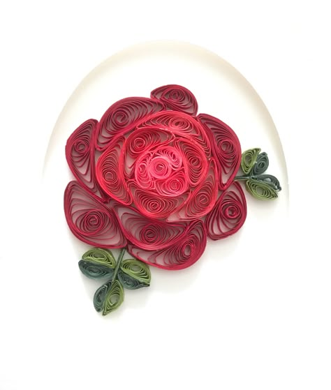 Quilled Roses Cards, Rose Quilling, Quilling Roses, Quilling Valentine, Quilled Rose, Quilling Greeting Cards, Quilled Roses, Quilling Rose, Paper Quilling Tutorial