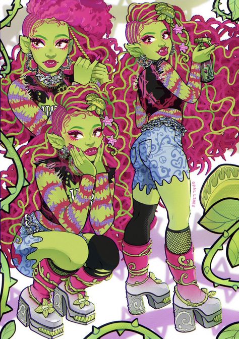 Thicc and Sleepy🇩🇴 on X: "Venus McFlyTrap 🌿🌸✨ https://t.co/l2tbKLmRBz" / X Venus Mcflytrap, Arte Monster High, Monster High Pictures, Monster Prom, Moster High, Cartoon As Anime, Monster High Art, Monster High Characters, Amazing Drawings