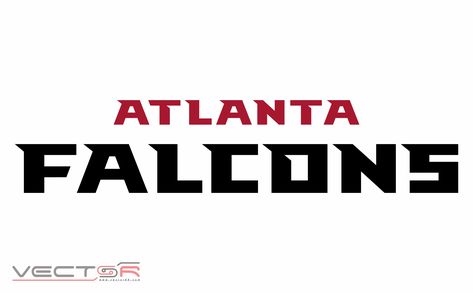 Football Teams Logo, Falcons Svg, Falcons Logo, Atlanta Falcons Logo, Free Vector Files, Football Team Logos, Nfl Teams Logos, Border Box, American Football Team