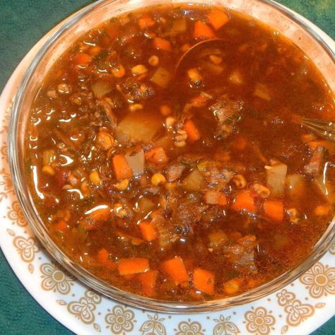 BEEF BONES  VEGETABLE SOUP.. from scratch Beef Bone Soup, Beef Soup Bones, Vegetable Soup Crock Pot, Bone Broth Soup, Bone Soup, Beef Soup Recipes, Vegetable Beef Soup, Beef Bone Broth, Recipe Indian