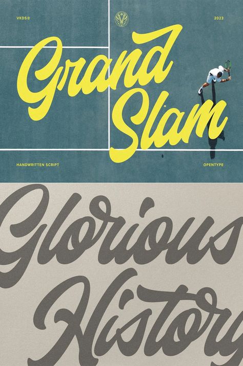 Grand Slam Font Athletic Fonts, Western Font, Sports Fonts, Netflix Tv, Beautiful Typography, Graphic Design Fonts, Creative Lettering, Creative Fonts, Typography Letters