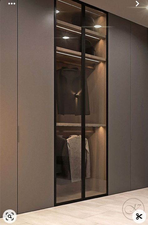 Luxury Modern Closet, Minimalist Closet Design, Wardrobe Internal Design, Floor To Ceiling Wardrobes, Wardrobe Laminate Design, Wall Wardrobe Design, Wardrobe Wall, Wardrobe Design Modern, Bedroom Wardrobe Design