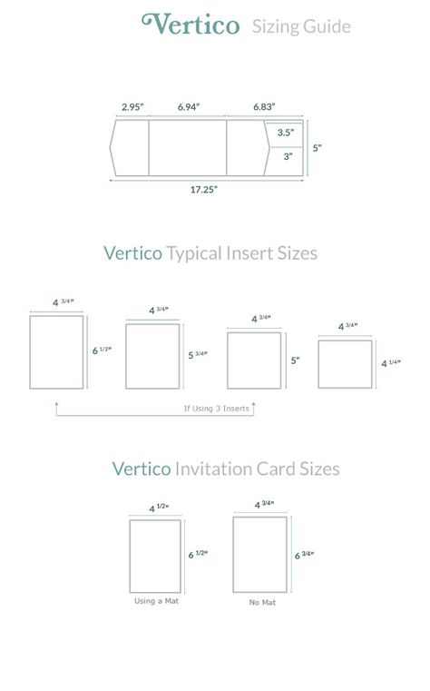 A sizing guide for our Vertico Pocket Invitations.  As well as an insert guide to help you purchase or create the perfect diy wedding invitations. Standard Wedding Invitation Size, Envelope Size Chart, Greeting Card Design Templates, Mirror Text, Side Step Card, Mirror Paper, Wedding Invitation Size, Free Printable Templates, Pocket Invitation