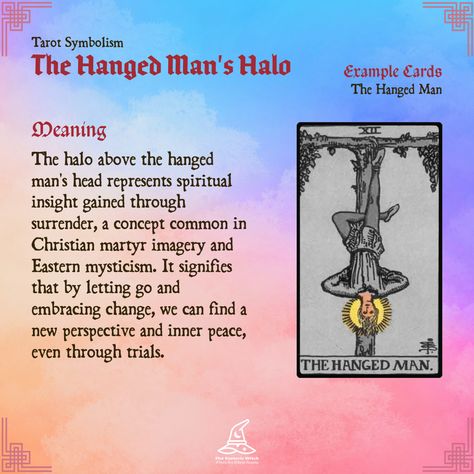 Surrender to growth 🌟 The Hanged Man’s halo symbolizes spiritual insight. #TheHangedMan #SpiritualGrowth The Hanged One Tarot, Tarot Symbolism, Hanged Man Tarot, Hanged Man, The Hanged Man, Embracing Change, New Perspective, Tarot Card, Tarot Reading