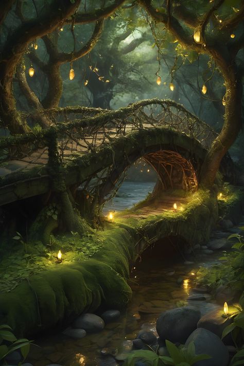 An enchanted forest.. Ai genereted  by DasAbra Kingdom In The Forest, Mystical Fairy Forest, Fantasy Forest Photography, Enchanted Woods Aesthetic, Magical Forest Cottage, Golden Forest Fantasy Art, Fantasy Places Mystic Magical Forest, Enchanted Forest Photography, Fae Landscape