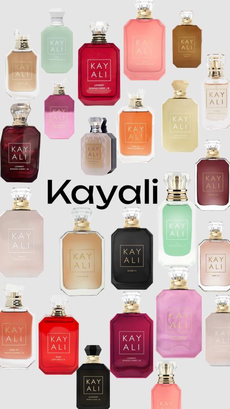 #fyp #kayali #products #perfume #aesthetic Kayali Perfume, Luxury Perfume Packaging, Perfume Aesthetic, Fragrance Lab, Fragrances Perfume Woman, Perfume Collection Fragrance, Perfume Packaging, Fancy Makeup, Perfume Scents