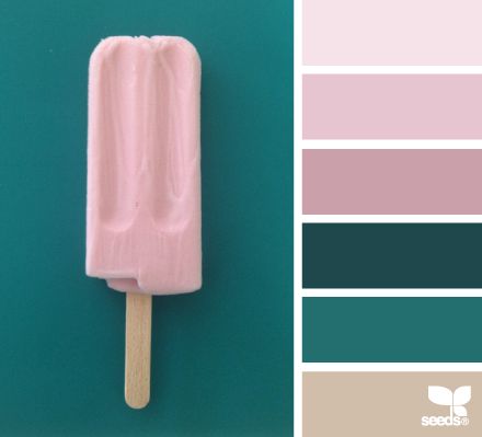 This is the color scheme i want fot the bathroom. Teal Color Palette, Visuell Identitet, Palette Design, Color Palette Pink, Design Seeds, Color Palette Design, Color Balance, Pop Design, Teal And Pink