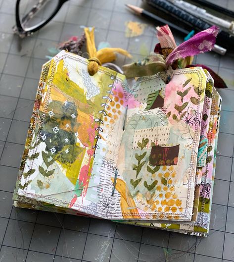 Wendy Solganik, Hobonichi Ideas, Craft Ideas For Beginners, Willa Wanders, Tag Book, Mini Journals, Collage Fodder, Halloween Paper Crafts, Diy Journal Books