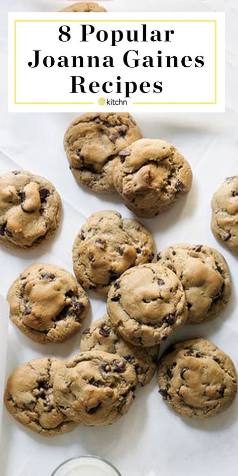 Magnolia Table Recipes, Joanna Gaines Recipes, Chip Gaines, Celebrity Recipes, Cookies And Milk, Slow Cooker Desserts, Perfect Chocolate Chip Cookies, Food Plan, Chocolate Cookie Recipes