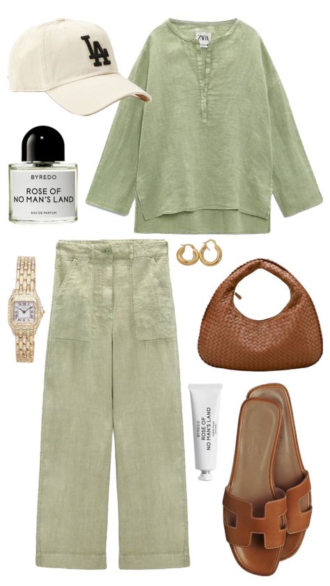 #beauty #outfitinspo #summer #coastalgrandaughter #coordinate #coord #matchingset #matchaaesthetic #green #linen #linenset #summerset #summeroutfit #summerinspo #summeroutfitinspo #linenoutfit #summer Summer Shuffles, Linen Outfit, A Aesthetic, Summer Set, Linen Set, Vacation Outfits, Linen Clothes, Matching Sets, Capsule Wardrobe