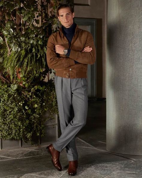 Ralph Lauren Purple Label Pre fall 2022 Collection Equestrian Style 007 Ralph Lauren Old Money Aesthetic, Ralph Lauren Winter Outfits, Ralph Lauren Aesthetic Men, Best Winter Outfits Men, Marketing Jokes, Traveling Clothes, Muscular Men Fashion, Ralph Lauren Purple Label Men, Fashion Backstage