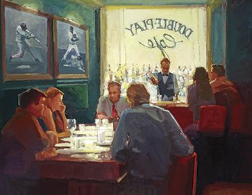 Ken Auster Kathy Weber, Woodstock Georgia, Bar Scene, Building Art, Z Arts, Artwork Images, Daily Paintworks, Pastel Painting, Cabaret