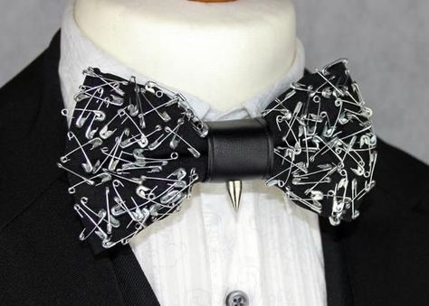 Diy Vetement, Suit And Tie, Fashion Mode, Safety Pin, Style Outfits, Diy Fashion, Look Fashion, Diy Clothes, Bow Tie