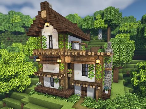 Terracotta Minecraft House, Terracotta House Minecraft, Minecraft Terracotta House, Houses For Minecraft, Castle Blueprints, Cottagecore Houses, Terracotta House, Minecraft Castle Blueprints, Minecraft Starter House