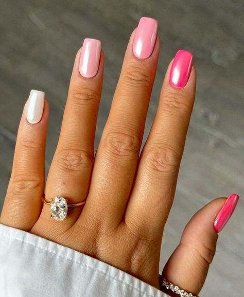 Jan 8, 2024 - This Pin was discovered by c h l o e. Discover (and save!) your own Pins on Pinterest Dip Nails 2024 Summer, Dip Nail Colors Summer 2024, Pink Summer Nails 2024, Nails Cute Pink, Pink Nails Spring 2024, Nails Pink Chrome, Summer Nail 2024 Trends Pink, Barbie Pink Nails, Pink Nail Colors