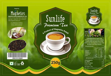 Packaging Design Tea, Colorful Office Design, Tea Box Design, Packaging Design Ideas, Tea Labels, Tea Packaging Design, Honey Packaging, Sticker Design Inspiration, Packaging Label Design