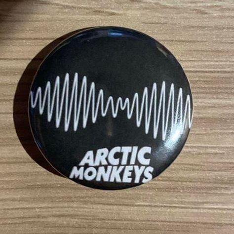 From 6vic on depop Everything I Own, Pin Backs, Arctic Monkeys, Monkeys, Lost, How To Apply, Pins, Quick Saves