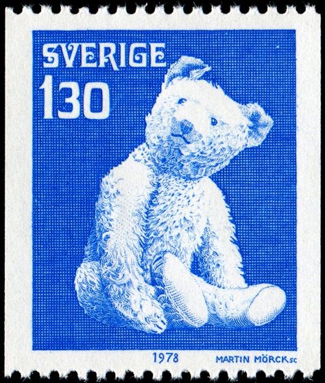 TEDDY BEARS on Stamps - Stamp Community Forum Green Posters, Sweden Christmas, Postage Stamp Design, Bear Images, Cat Stamp, Old Stamps, Postage Stamp Art, Vintage Postage Stamps, Stamp Printing