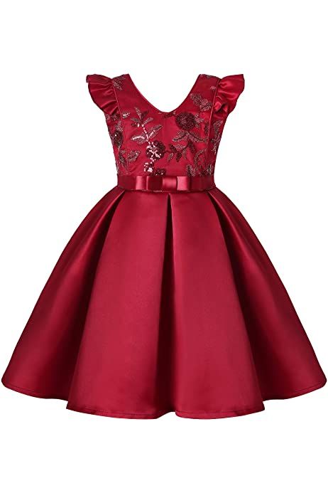 Fancy Short Dresses, Dresses To Make, Flower Princess, Wedding Dresses For Kids, Dress Amazon, African Dresses For Kids, Frock Fashion, Girls Lace Dress