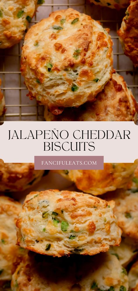 Jalapeño Cheddar Biscuits. Cheddar Jalapeño Scones, Jalapeño Cheddar Scones, Jalapeño Cheddar Biscuits, Spicy Biscuits, Cheddar Jalapeno Biscuits, Jalapeno Cheddar Sausage, Elevated Breakfast, Jalapeno Biscuits, Jalapeno Cheddar Bread