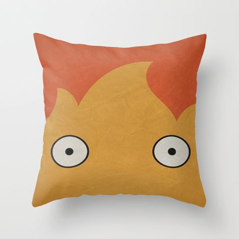 Calcifer Pillow <3 Howl Castle, Howl's Moving Castle Poster, Geek Crafts, Howl's Moving Castle, Ghibli Movies, Howls Moving Castle, Hayao Miyazaki, Awesome Anime, Miyazaki