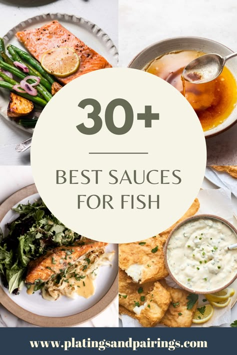 Fish Fillet Sauce, Recipes Using Fish Sauce, Fish With Cream Sauce, Sauces For Fish, Recipes With Fish, Fish Dipping Sauce, Seafood Sauce Recipe, Best Sauces, Seafood Dinners