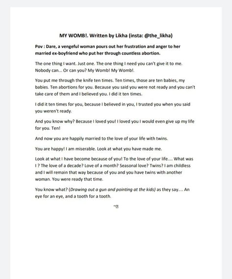 This is a dramatic monologue for female written by Likha for #actors #acting #monologue One Minute Monologues For Women, Acting Monologues Female Dramatic, Monologues Female Funny, Monologues Female Dramatic, Acting Monologues Female, Practice Acting, Female Monologues, Acting Monologues, Dramatic Monologues