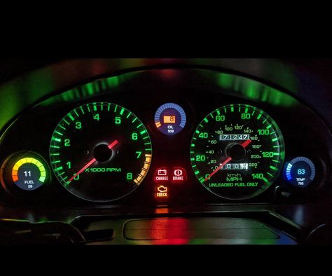 1.28" LCD Gauges - for NA Miata's and Other Cars. : 11 Steps (with Pictures) - Instructables Na Miata, Dashboard Lights, Voltage Divider, Exacto Knife, Car Gauges, Car Dashboard, Diy Car, Arduino, Be Perfect