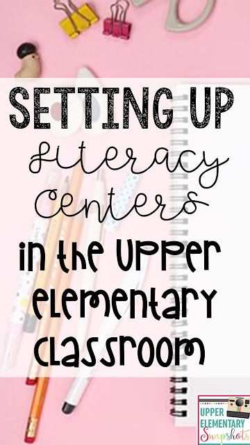 Find out how to set up literacy centers in your upper elementary classroom, as part of your reading program in this post by The Teacher Next Door. Upper Elementary Reading, 4th Grade Ela, Classroom Centers, 5th Grade Reading, 4th Grade Classroom, 4th Grade Reading, 3rd Grade Classroom, Upper Elementary Classroom, 3rd Grade Reading