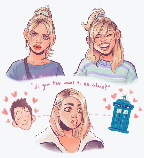 I Am Made Of Memories, Doctor Who Rose, Rose And The Doctor, Doctor Who Funny, Doctor Who Fan Art, David Tennant Doctor Who, Doctor Who Art, 10th Doctor, Rose Tyler