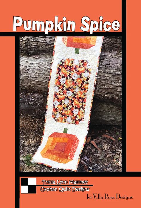 Villa Rosa Quilts – sew : laugh : repeat Pumpkin Patterns Free, Fall Quilt Patterns, Pumpkin Table Runner, Pumpkin Patterns, Runner Pattern, Large Pumpkins, Fall Quilt, Villa Rosa, Halloween Sewing