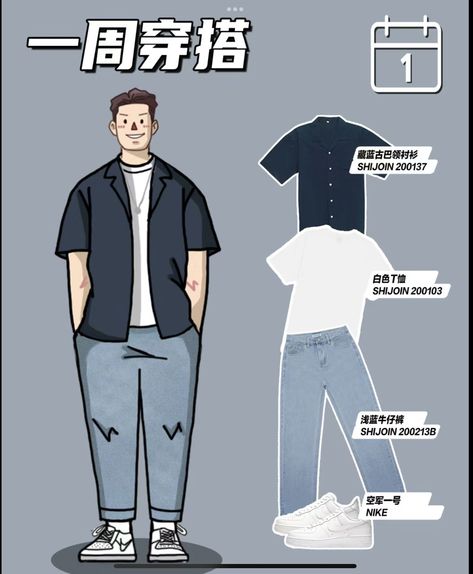 Fat Men Outfit, Chubby Guy Outfits, Outfit Nam, Fat Guy Fashion, Guy Fashion, Chubby Guy, Men's Outfits, Fat Man, Cool Outfits For Men