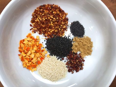 Togarashi Recipe, Daring Gourmet, Japanese Spices, Shichimi Togarashi, Restaurant Recipes Famous, Cheesecake Factory Recipes, 7 Spice, Spice Blends Recipes, Bbq Sauces