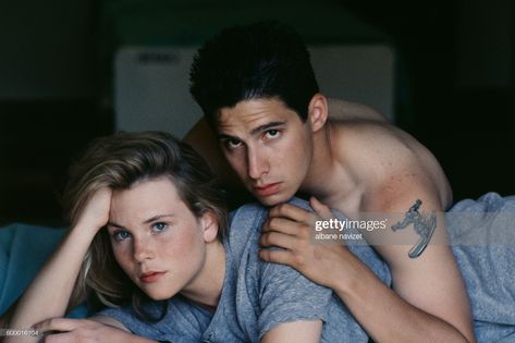 News Photo : American actress Amy Locane and rapper,... Adam Horovitz, Amy Locane, Adam Yauch, Ad Rock, 80s Movies, Beastie Boys, Still Image, Guitarist, American Actress