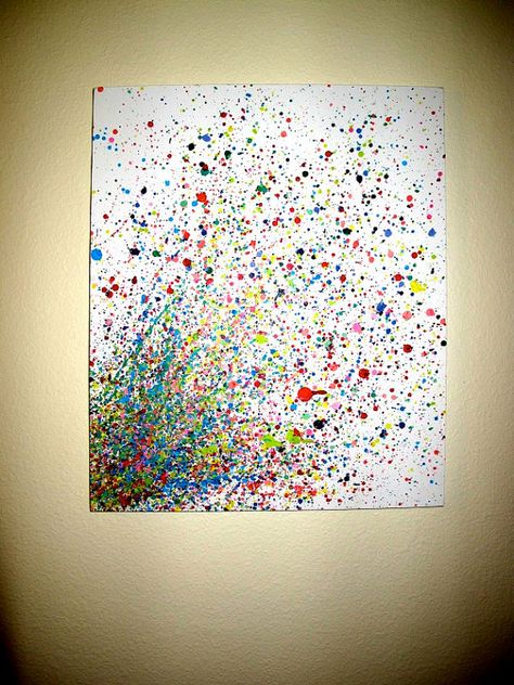 Splatter Art Ideas, Splash Art Paint, Leo Jupiter, Splatter Paint Canvas, Splash Painting, Paint Splatter Art, Splatter Painting, Abstract Painting Diy, Room Inspired