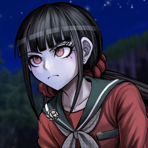 Maki Harukawa Pfp, Maki Harukawa Icon, Maki Harukawa, Danganronpa, Hair, Anime