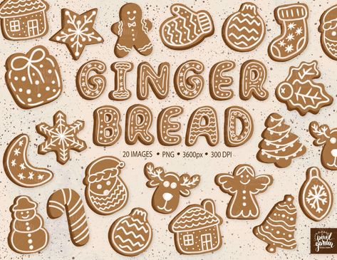 Christmas Cookies Clip Art. Hand Drawn Gingerbread - Etsy Latvia Christmas Gingerbread Drawing, Christmas Cookie Drawing, Christmas Cookie Illustration, Gingerbread Cookies Drawing, Christmas Cookies Drawing, Gingerbread Doodle, Gingerbread Drawing, Christmas Cookies Illustration, Gingerbread Aesthetic