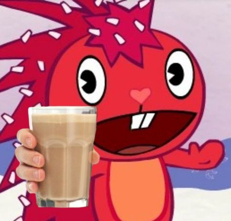 flaky gives you a choko Milk Cursed Character, Flaky Happy Tree Friends, Red Sonic, Mario Vs Sonic, Happy Tree Friends Fanart, Flaky Htf, Happy Three Friends, Happy Tree Friends Flippy, Friends Fanart