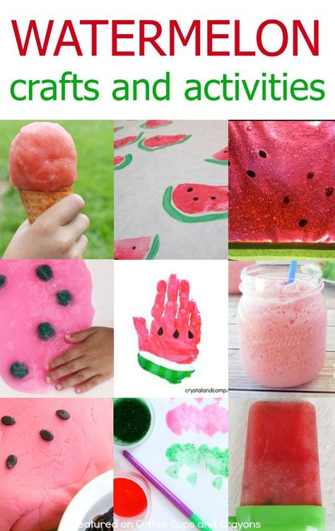 Super fun watermelon themed crafts and activities kids love! Bring on summer! Watermelon Activities, Indoor Birthday Parties, Toddler Party Games, Watermelon Crafts, Watermelon Day, Indoor Birthday, Crafts And Activities For Kids, Picnic Theme, Summer Fun For Kids