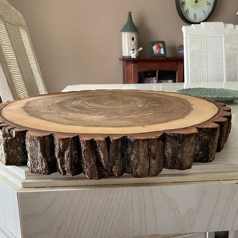 Rustic Wedding Cake Stand, Large Wood Slices, Rustic Wood Lanterns, Rustic Cake Stands, Wedding Cake Stand, Log Slices, Board Charcuterie, Wood Lantern, Cake Plates Stand