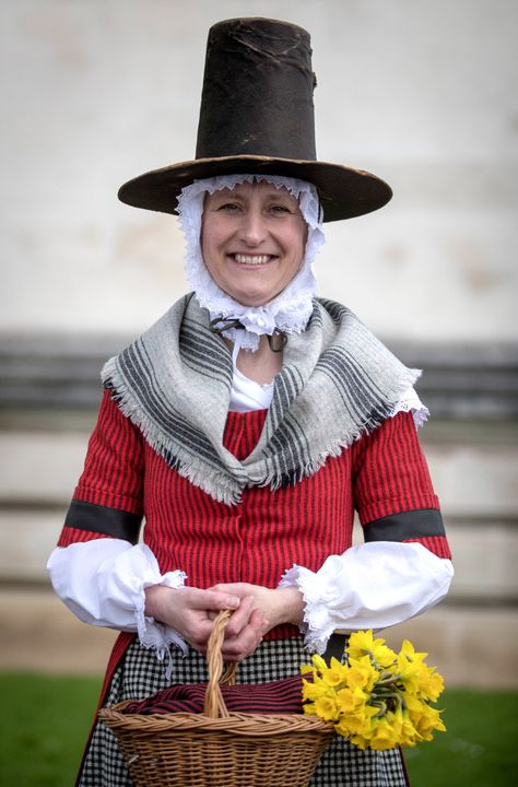 St David, St Davids Day, Traditional Welsh Dress, Welsh Lady, Celtic Dress, Saint David, Wales Uk, National Dress, Folk Fashion