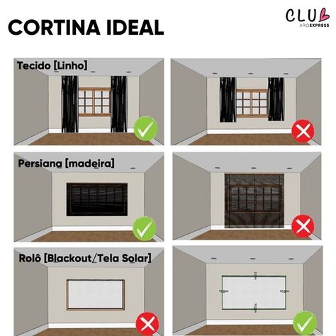 CLUB ArqExpress’s Instagram profile post: “Qual você prefere? Para quartos, recomendamos a combinação de rolô blackout com cortina de tecido! . Qual a sua preferida? . #dicadodia…” Instagram Profile, Floor Plans, Furniture, Home Decor, Home Décor