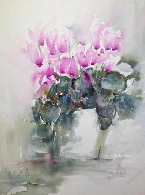 Flowers Watercolor Paintings, Watercolor Painting Abstract, Abstract Realism, Flowers Botanical, Watercolor Paintings Abstract, Watercolor Flower Art, Flowers Watercolor, Watercolor Flowers Paintings, Botanical Painting